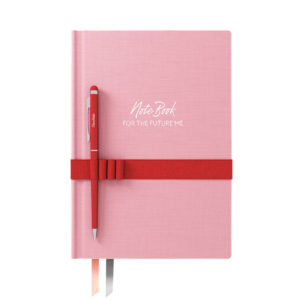 Блокнот Notebook for the future me - pink/red/red