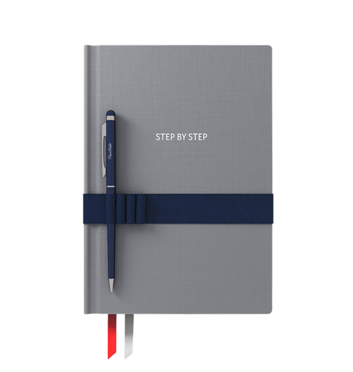 Блокнот Step by Step - grey/darkblue/darkblue
